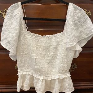 ASTR the label January flutter sleeve top